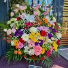 Cos Flori Trandafiri Lisianthus Cala MiniRose