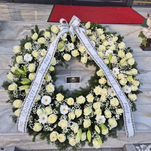 Aranjament Funerar Cerc Naturale Diametru 120cm