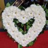 Aranjament Funerar Inima Stativ Flori 50cm