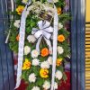 Coroana Funerara Trandafiri Orhidee Crini 150cm