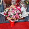 Buchet 19 Garoafe Naturale Verdeata Ambalaj