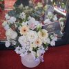 Flowerbox Alb din Flori Naturale Orhidee
