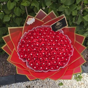 Buchet Lux 101 Trandafiri Sapun Cristale