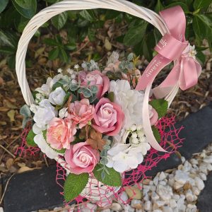 Cos Floral cu Flori Mixte Sapun